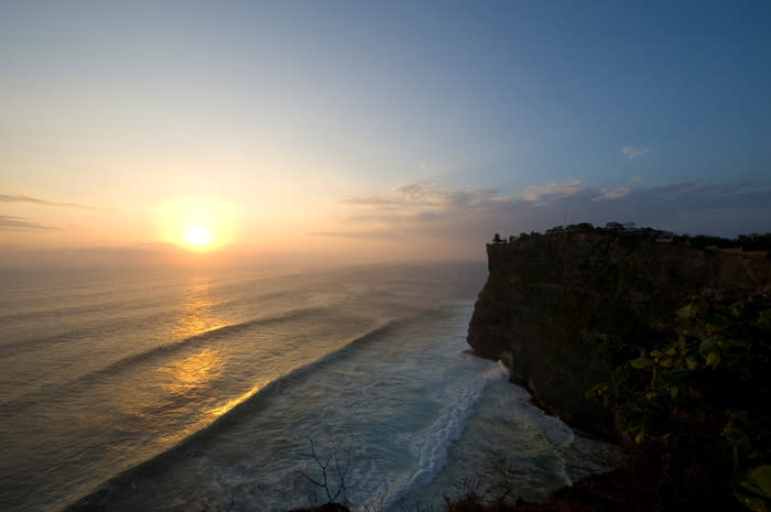 Sunset over Uluwatu, Bali: Many foreigners are still not aware of the fact Bali is a province of Indonesia. (