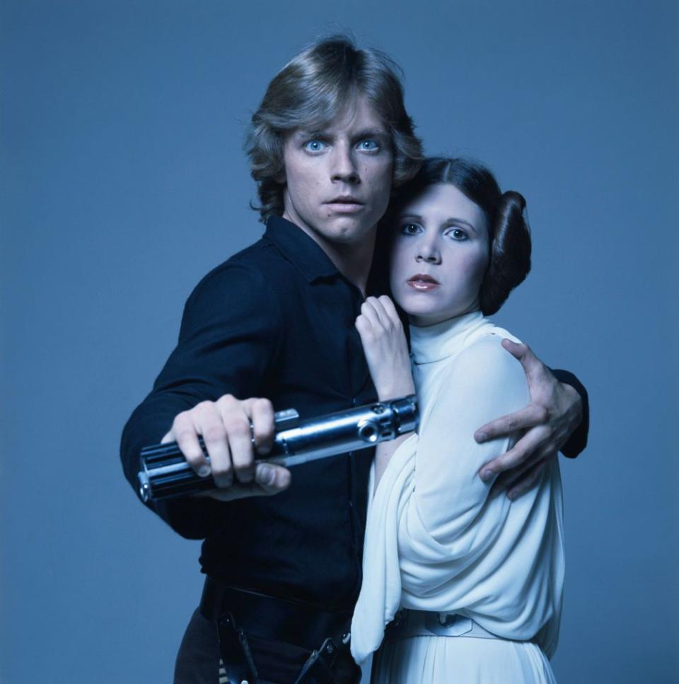 <p>It makes sense that 6'1" Harrison Ford would call a young Luke Skywalker "kid." Luckily for Skywalker, Leia actor Carrie Fisher stood at 5'1". </p>