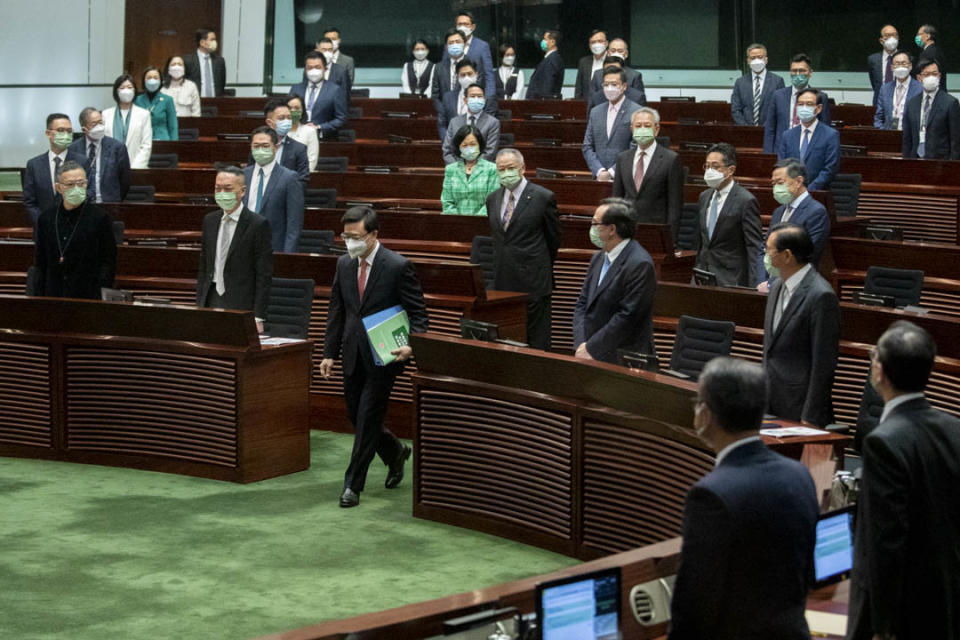 2022年10月19日，特首李家超在立法會宣讀上任後首份施政報告。