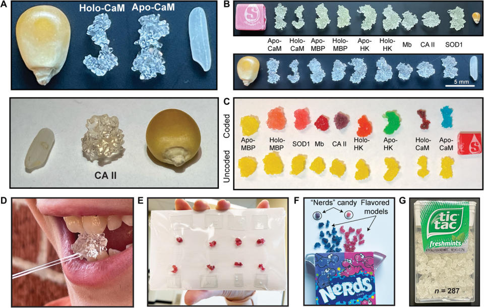 A team of researchers has created gummy molecules so that those with vision loss can taste their unique atomic structures.