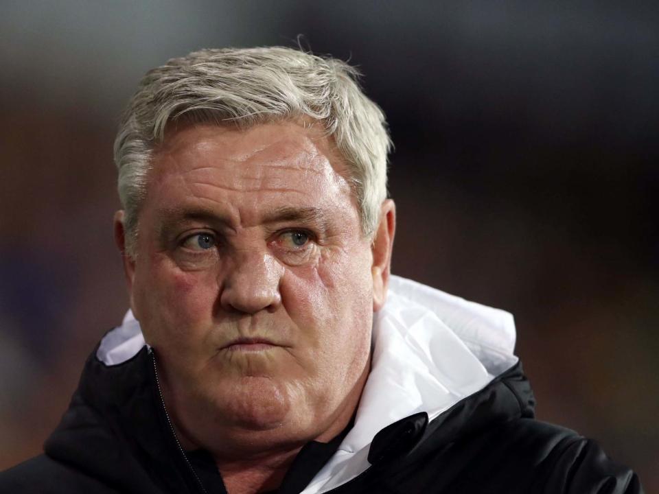 Steve Bruce issued a furious response to a reporter regarding why Allan Saint-Maixmin was dropped for Newcastle: PA