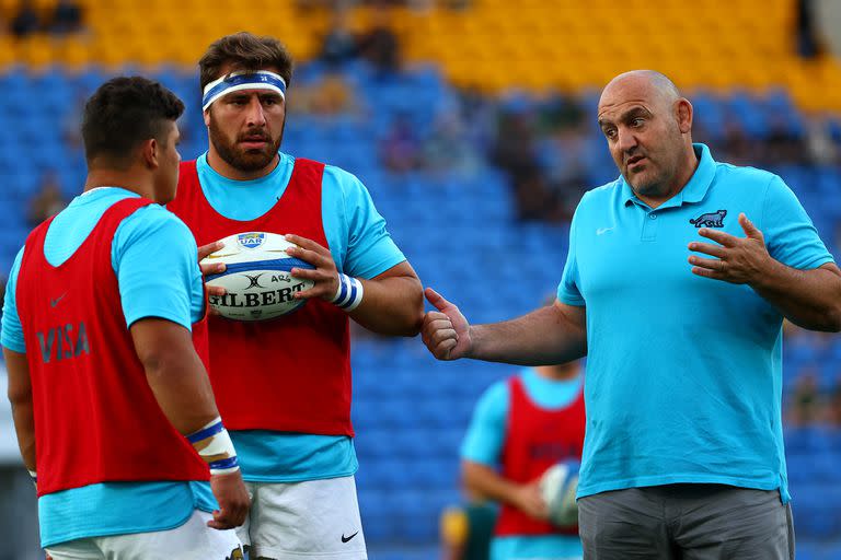 La charla de Mario Ledesma, antes del partido contra Australia en Gold Coast