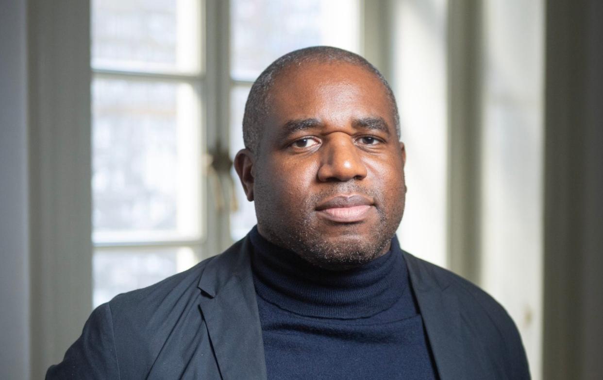 Labour's shadow foreign secretary, David Lammy