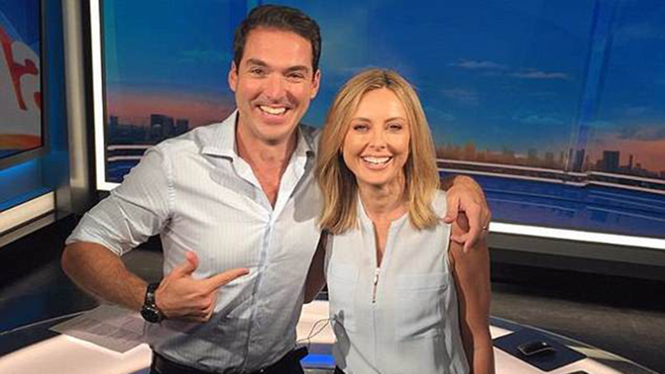 David replaces Peter Stefanovic who was hosting Weekend Today alongside Allison. Photo: Instagram/peter_stefanovic