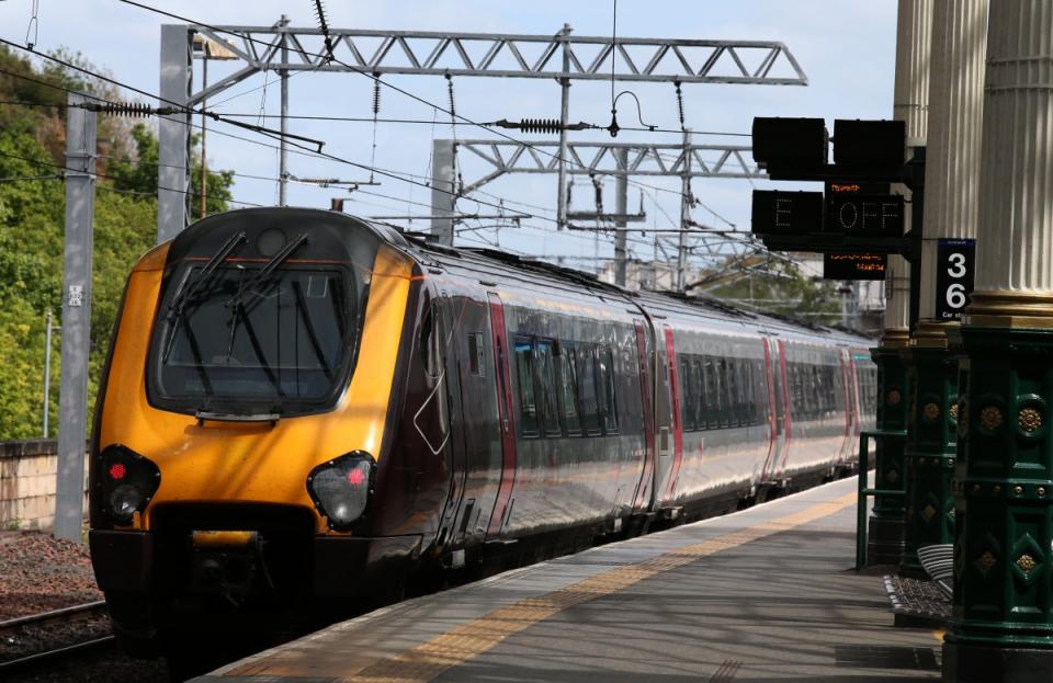 Britain’s train operators have released plans for how their services will be altered during this week’s rail strikes (Andrew Milligan/PA) (PA Archive)