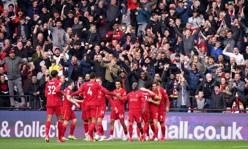 Liverpool hammered Watford (Tess Derry/PA) (PA Wire)