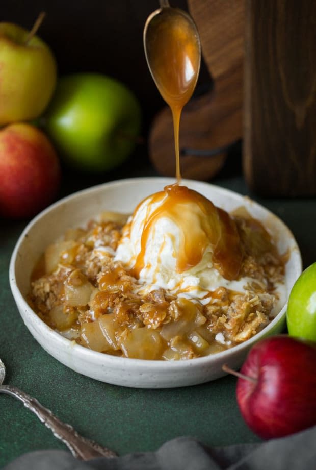 <p><a href="https://www.cookingclassy.com/apple-crisp/" rel="nofollow noopener" target="_blank" data-ylk="slk:Cooking Classy;elm:context_link;itc:0;sec:content-canvas" class="link ">Cooking Classy</a></p>