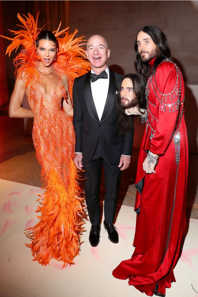 Kendall Jenner, Jeff Bezos, and Jared Leto