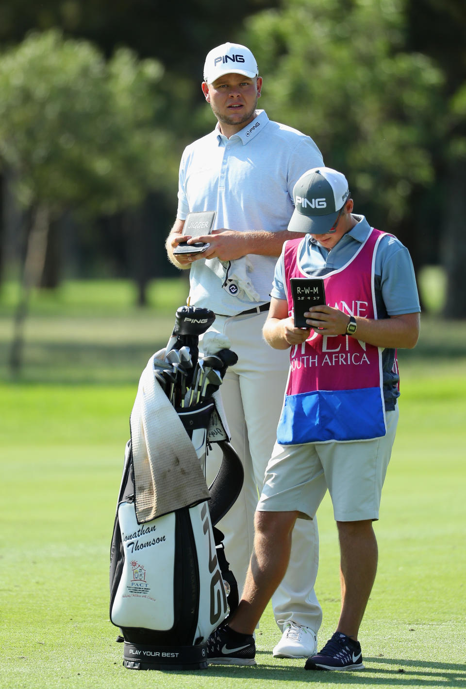 Jon Thomson in 2018, tough to miss.  (Photo by Warren Little/Getty Images)