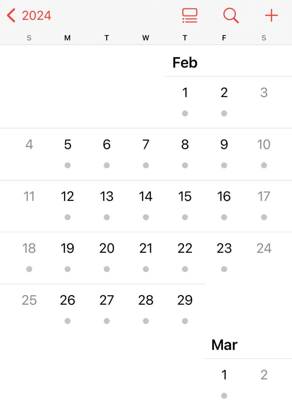 When is Leap Day 2024? Thursday, Feb. 29, 2024.