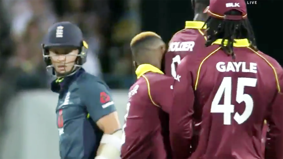 Curran couldn’t believe it. Image: Sky Sports