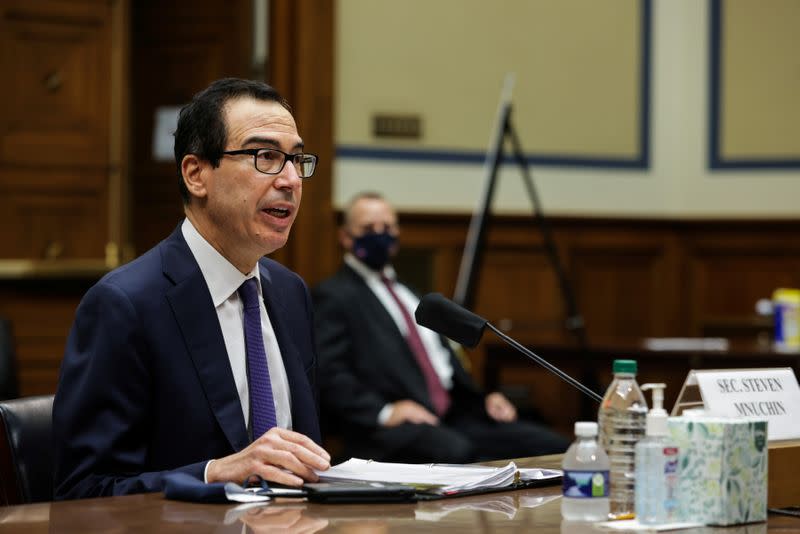 U.S. Treasury Secretary Mnuchin testifies before House Select Subcommittee on the Coronavirus Crisis