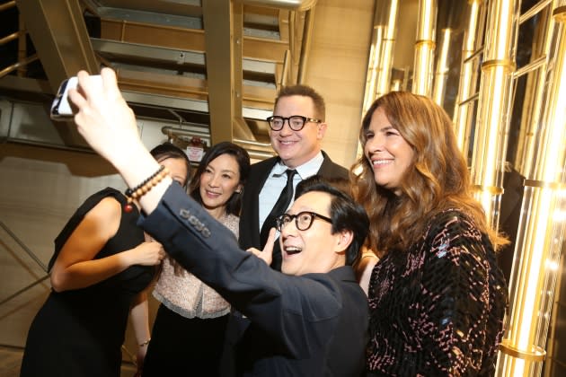 Giorgio Armani Toasts 'Everything Everywhere All at Once' Star Michelle Yeoh