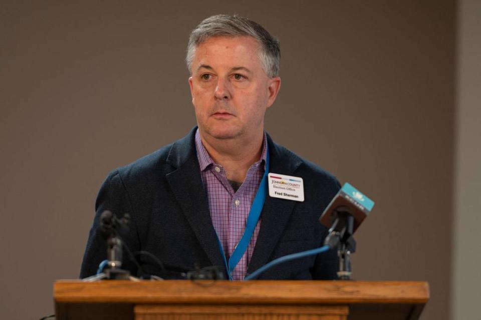 Johnson County Election Commissioner Fred Sherman. Emily Curiel/ecuriel@kcstar.com