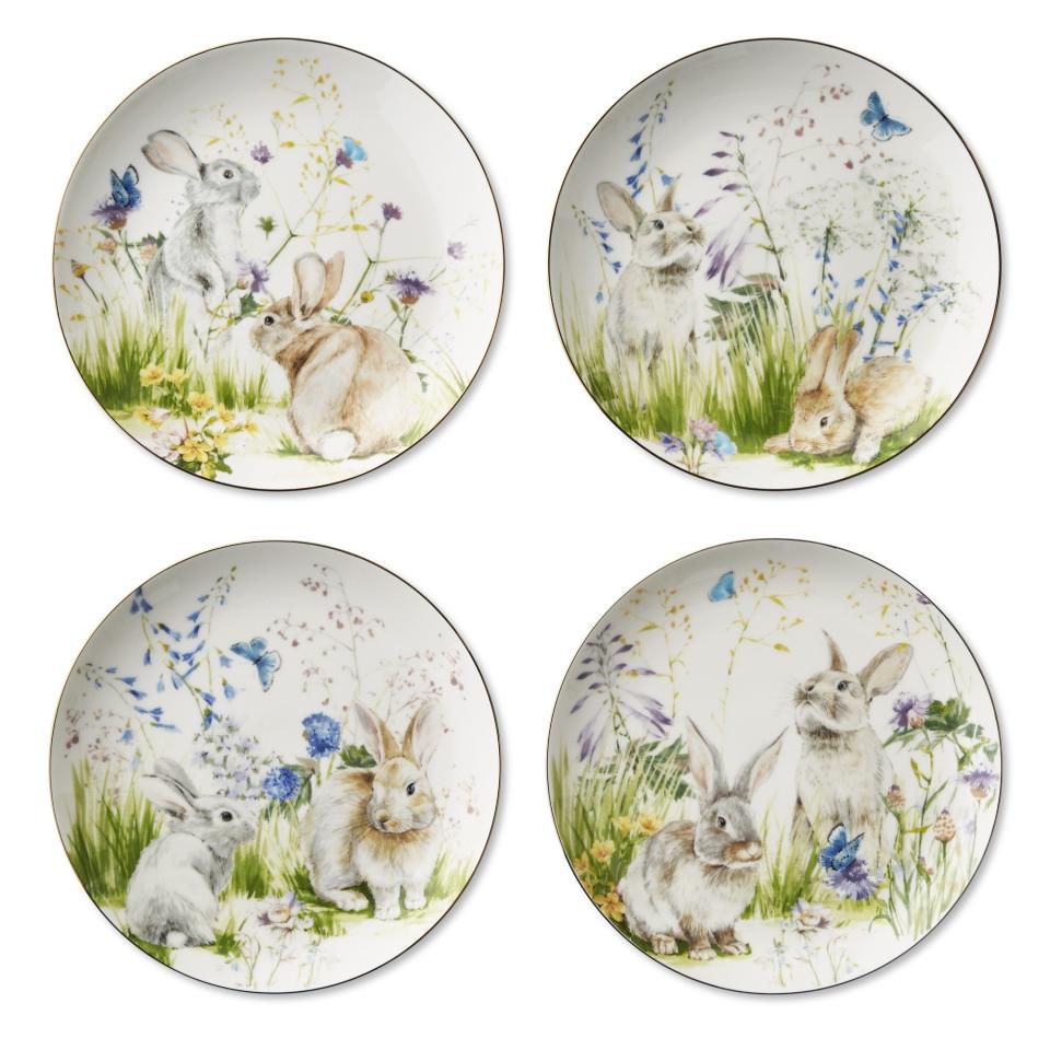 <p><a href="https://go.redirectingat.com?id=74968X1596630&url=https%3A%2F%2Fwww.williams-sonoma.com%2Fproducts%2Ffloral-meadow-mixed-salad-plates-bunny%2F&sref=https%3A%2F%2Fwww.townandcountrymag.com%2Fstyle%2Fhome-decor%2Fg18372572%2Feaster-gift-ideas%2F" rel="nofollow noopener" target="_blank" data-ylk="slk:Shop Now;elm:context_link;itc:0;sec:content-canvas" class="link ">Shop Now</a></p><p>Floral Meadow Mixed Salad Plates, Set of 4, Bunny</p><p>williams-sonoma.com</p><p>$59.95</p>