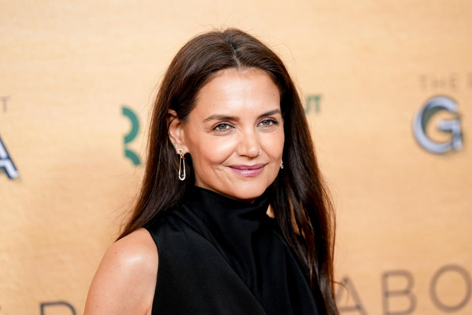 Katie Holmes at Roundabout Theatre Company's 2024 Gala held at Ziegfeld Ballroom on March 4, 2024 in New York City. (Photo by John Nacion/Variety via Getty Images)