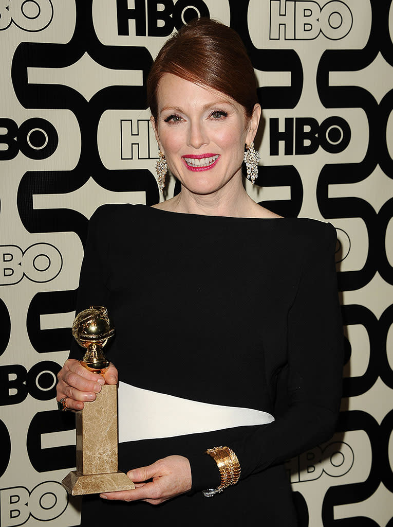 Julianne Moore attends the HBO after party at the 70th annual Golden Globe Awards at Circa 55 restaurant at the Beverly Hilton Hotel on January 13, 2013 in Los Angeles, California.