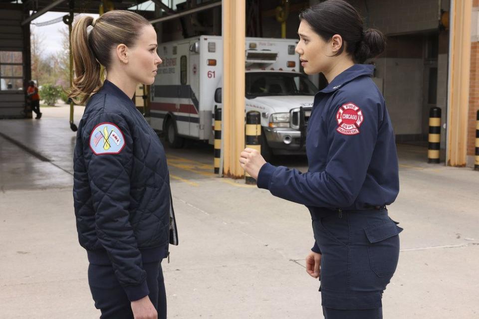 jocelyn hudon as lyla novak in chicago fire