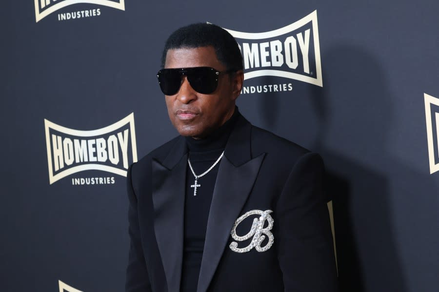 LOS ANGELES, CALIFORNIA – APRIL 27: Babyface attends the Homeboy Industries’ Lo Maximo 2024 Awards dinner at JW Marriott Los Angeles L.A. LIVE on April 27, 2024 in Los Angeles, California. (Photo by Leon Bennett/Getty Images)