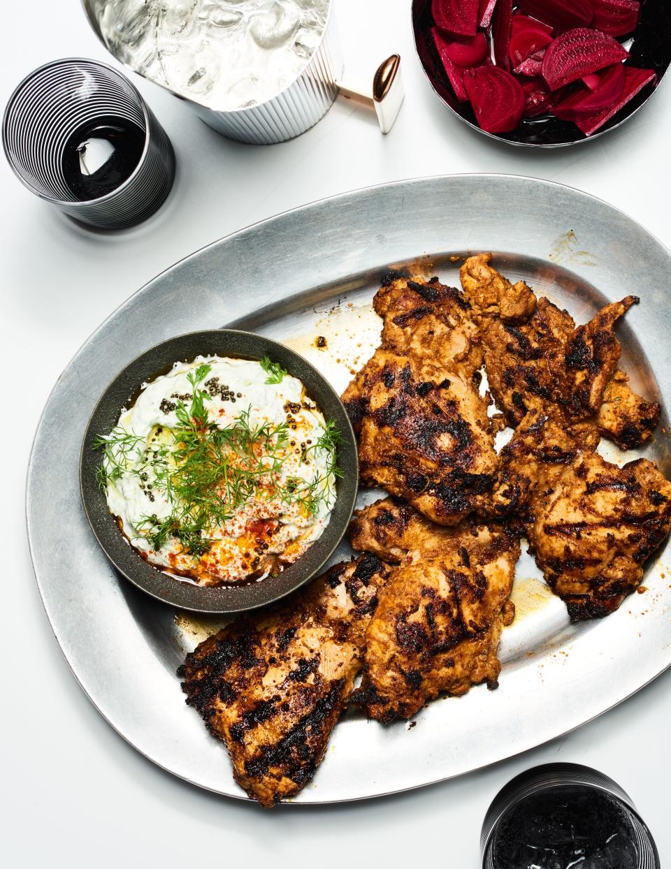 Chile and Yogurt Marinated Grilled Chicken