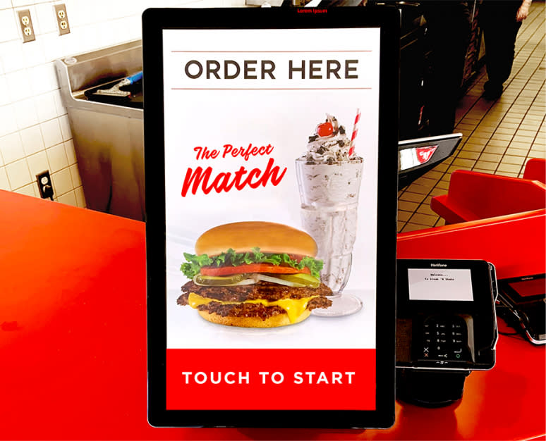 Steak ‘N Shake is moving forward with facial reading technology at many locations. acrelec.com
