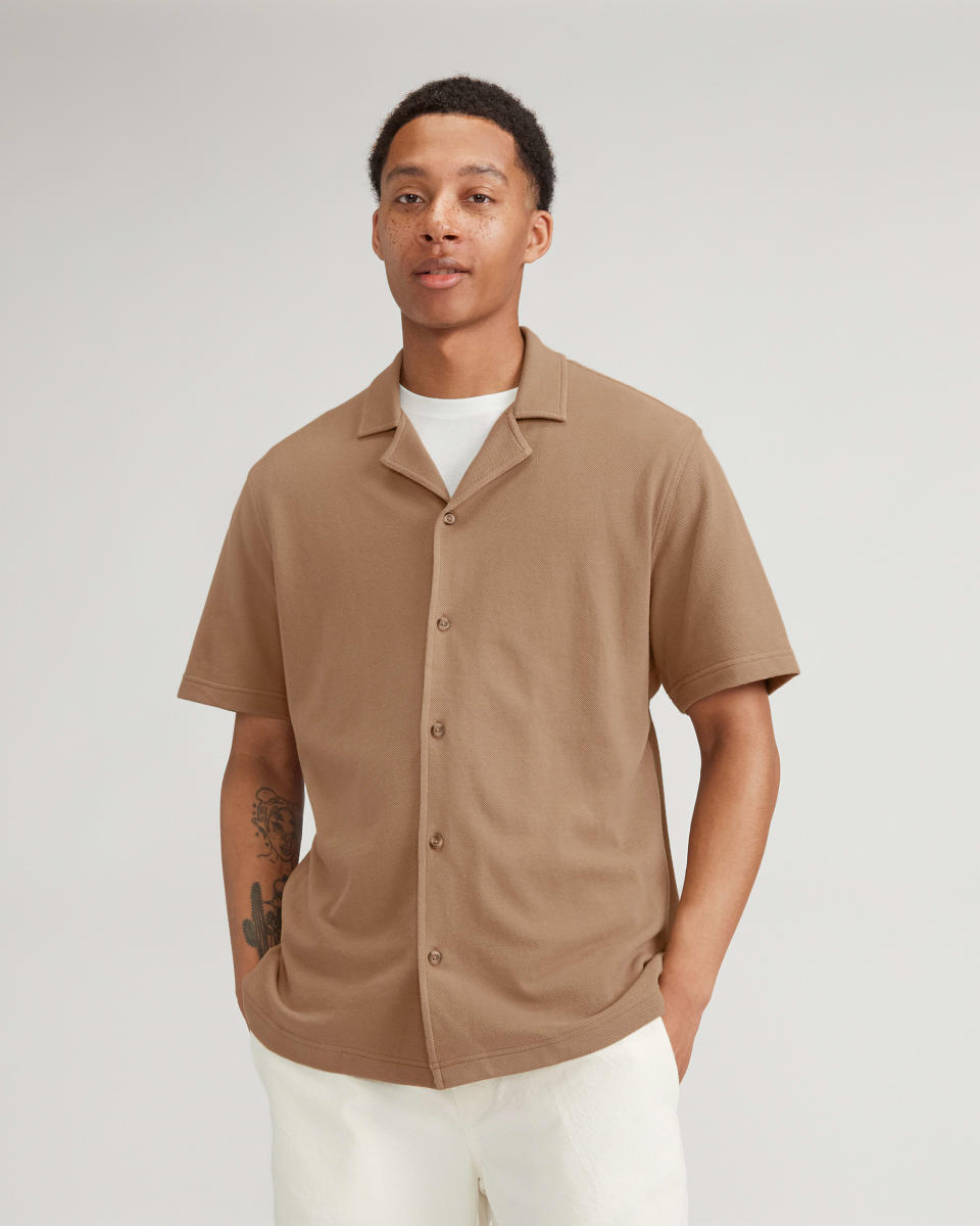 <p><a href="https://go.redirectingat.com?id=74968X1596630&url=https%3A%2F%2Fwww.everlane.com%2Fproducts%2Fmens-good-earth-cotton-camp-shirt-toasted-coconut&sref=https%3A%2F%2Fwww.menshealth.com%2Fstyle%2Fg40737622%2Fbest-camp-collar-shirts%2F" rel="nofollow noopener" target="_blank" data-ylk="slk:Shop Now;elm:context_link;itc:0;sec:content-canvas" class="link ">Shop Now</a></p><p>The Good Earth Cotton® Camp Shirt</p><p>$75.00</p><p>everlane.com</p>