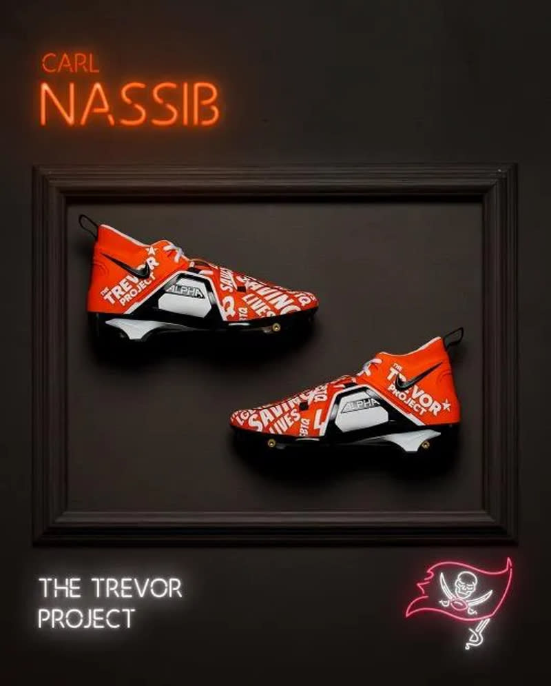 Carl Nassib's cleats 2022