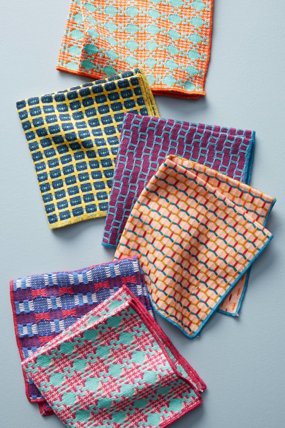 <p><a href="https://go.redirectingat.com?id=74968X1596630&url=https%3A%2F%2Fwww.anthropologie.com%2Fshop%2Fwoven-geo-dishcloths-set-of-6&sref=https%3A%2F%2Fwww.seventeen.com%2Flife%2Ffriends-family%2Fg30140775%2Fgifts-for-mom-from-daughter%2F" rel="nofollow noopener" target="_blank" data-ylk="slk:Shop Now;elm:context_link;itc:0;sec:content-canvas" class="link ">Shop Now</a></p><p>Woven Geo Dishcloths, Set of 6</p><p>$24.00</p><p>anthropologie.com</p>