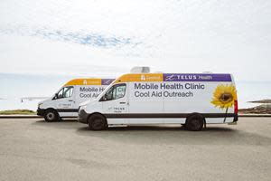 The two Cool Aid Mobile Health Clinics, powered by TELUS Health, are specially equipped mobile vans helping address the vital need for primary health care and provide support for people experiencing homelessness.