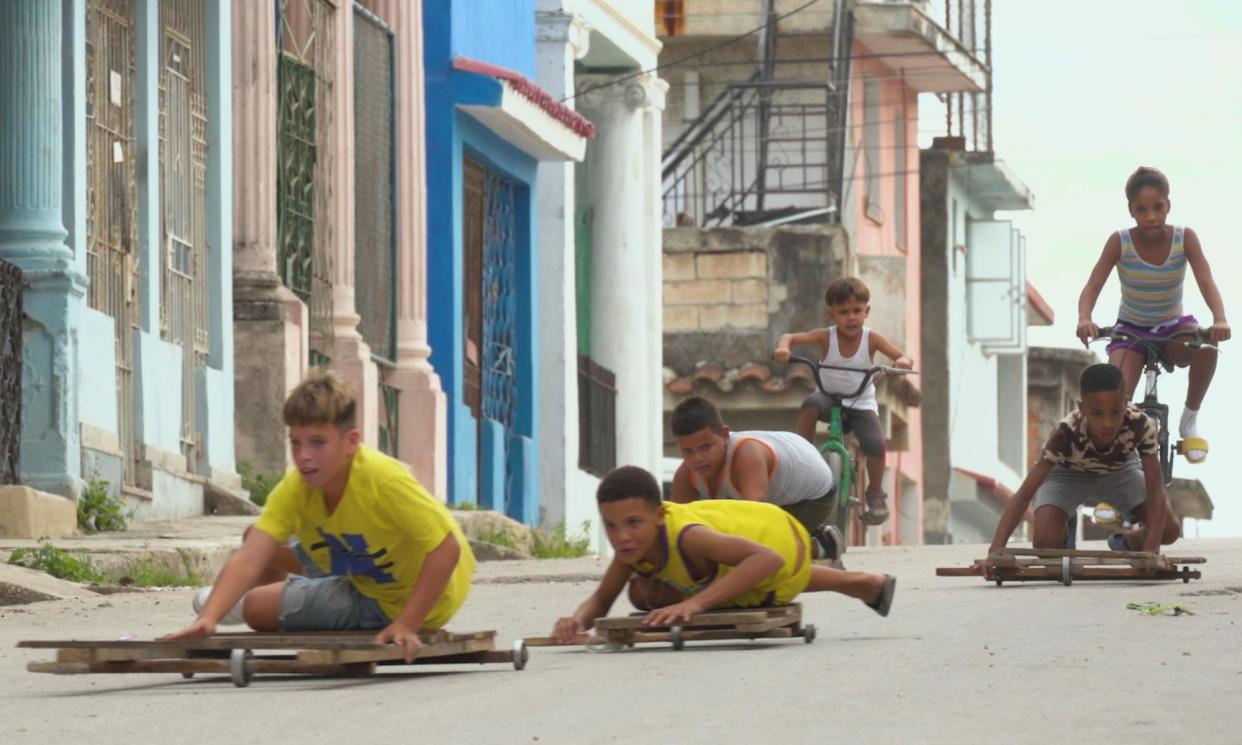 <span>Inches from injury … kids at play in Havana.</span><span>Photograph: Francis Alÿs</span>