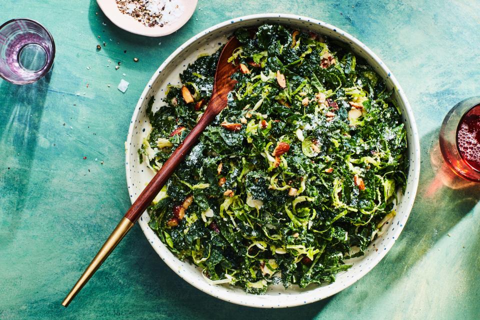 Kale & Brussels Sprout Salad