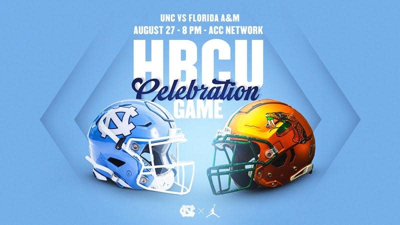 UNC will host Florida A&M in the 2022 HBCU Celebration Game on Saturday, Aug. 27, 2022, in Chapel Hill.