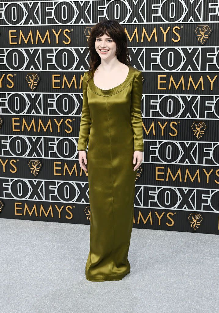 sophie thatcher at the 75th primetime emmy awards held at the peacock theater on january 15, 2024 in los angeles, california photo by gilbert floresvariety via getty images