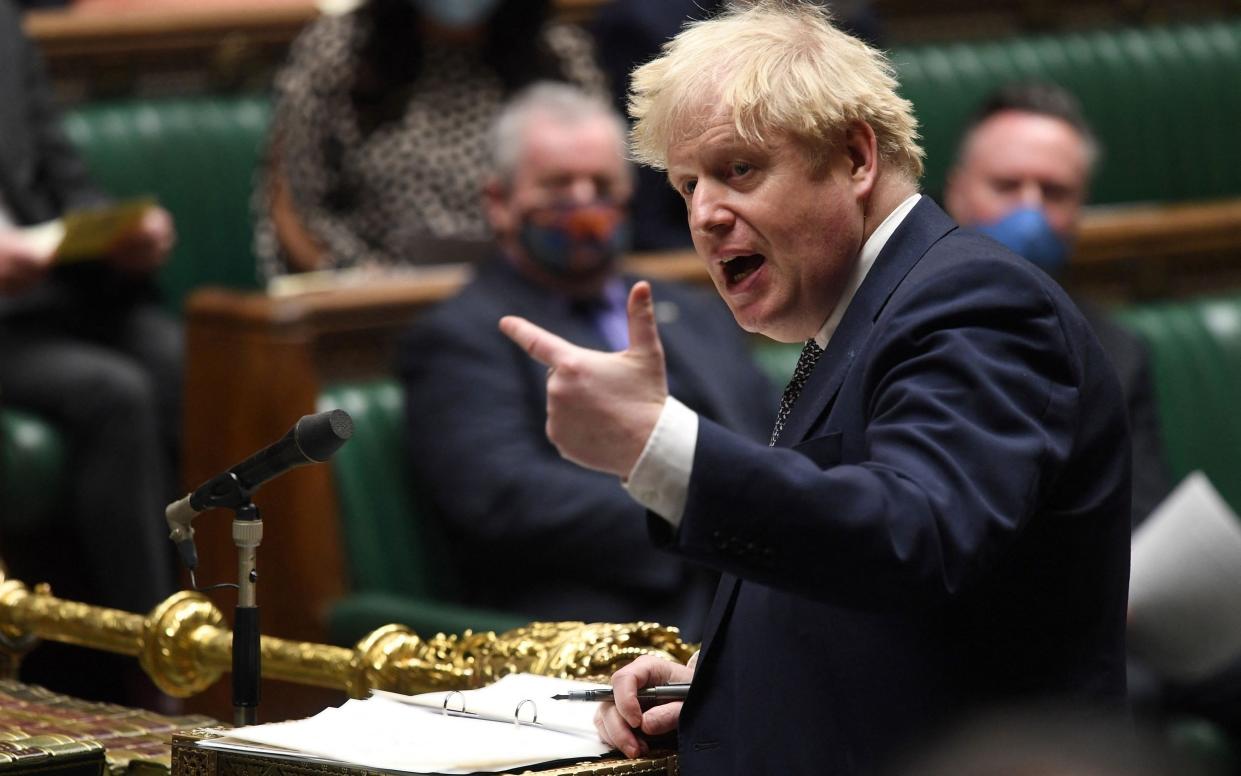 Britain will deploy army to defend Europe if Russia invades Ukraine, says Boris Johnson - JESSICA TAYLOR /AFP