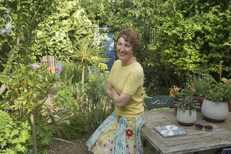 Early adopter: garden designer Rebecca Erol has lived in Abbey Wood since 1995 (Daniel Lynch)