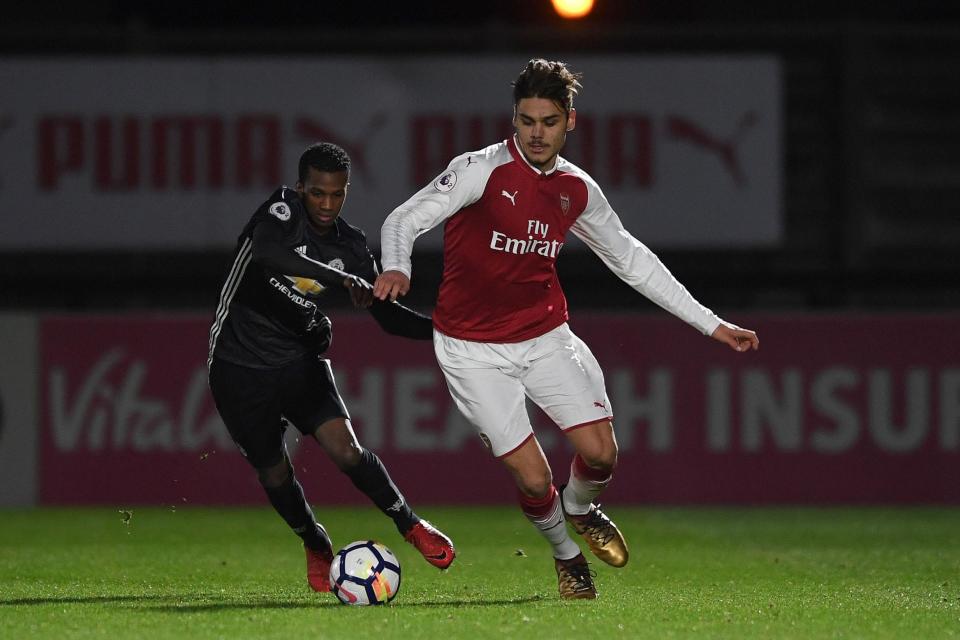 'Pacey and strong' Konstantinos Mavropanos makes Arsenal bow as U23s romp to victory
