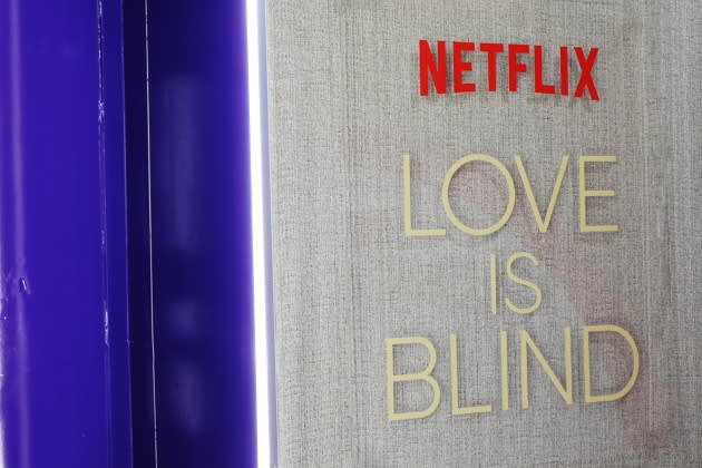 Love Is Blind Cast Celebrates Netflix's First Live Reunion With The Iconic Pods In Nashville - Credit: Getty Images for Netflix