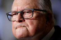 Canada's Public Safety Minister Ralph Goodale listens to a question during a news conference on Parliament Hill in Ottawa, Ontario, Canada March 20, 2018. REUTERS/Chris Wattie