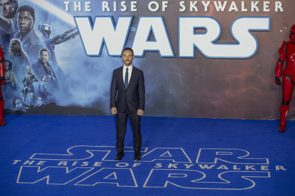 LONDON, UNITED KINGDOM, DECEMBER 18, 2019: Chris Terrio attends the "Star Wars: The Rise of Skywalker" European Premiere at Cineworld Leicester Square in London.- PHOTOGRAPH BY Gary Mitchell / Echoes Wire/ Barcroft Media (Photo credit should read Gary Mitchell / Echoes Wire / Barcroft Media via Getty Images)