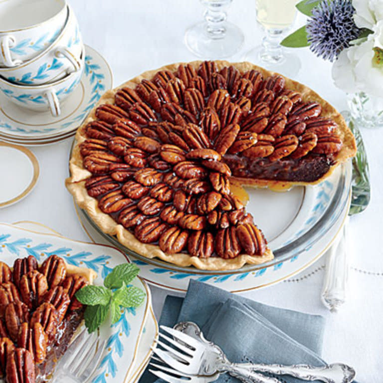 Salted Caramel-Chocolate Pecan Pie