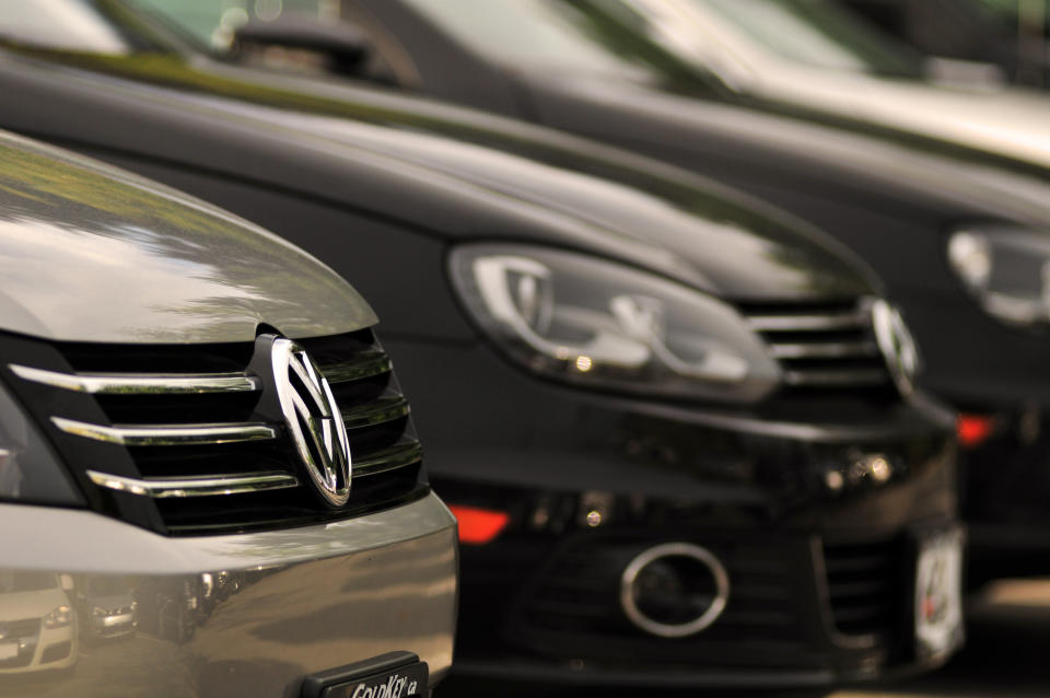 The most popular family car, the Volkswagen Golf, costs £335 more to insure than its cheapest alternative. (Adrian Brown/Sipa USA)