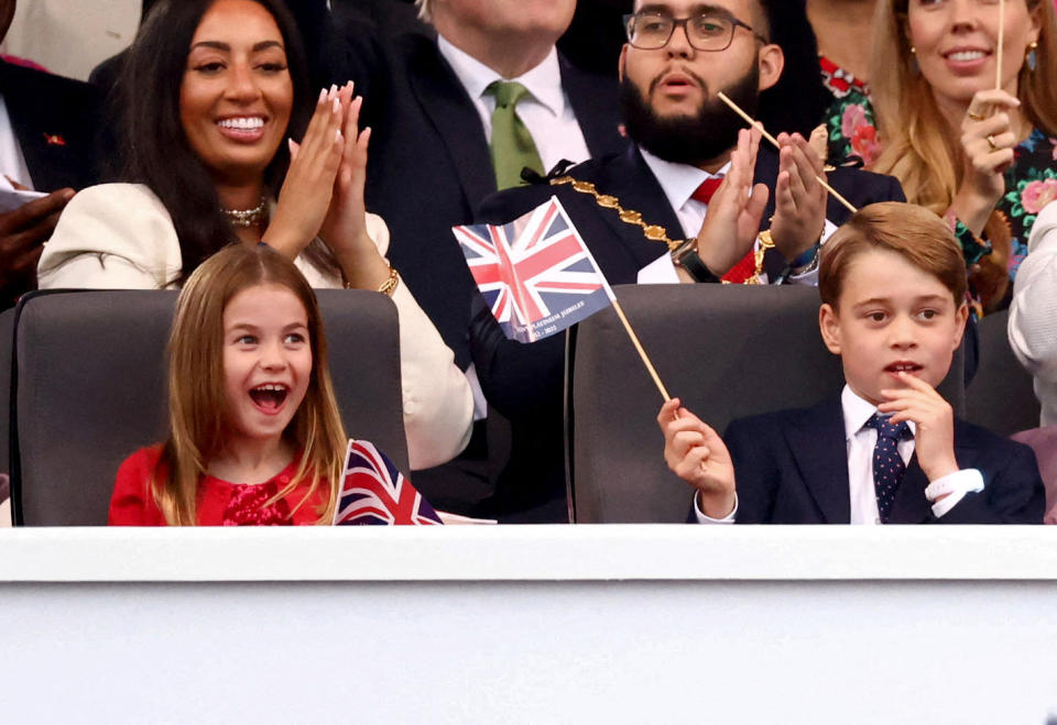 Princess Charlotte and Prince George