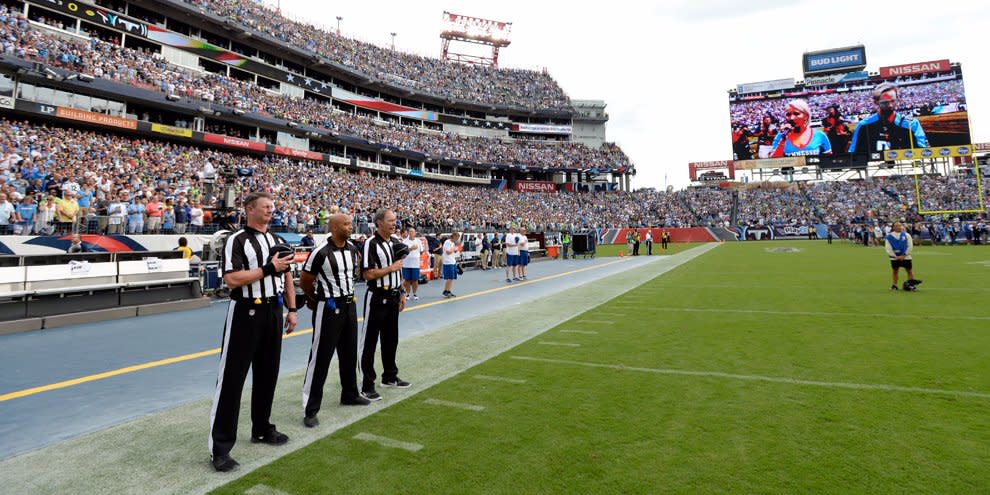 Titans Seahawks Protest