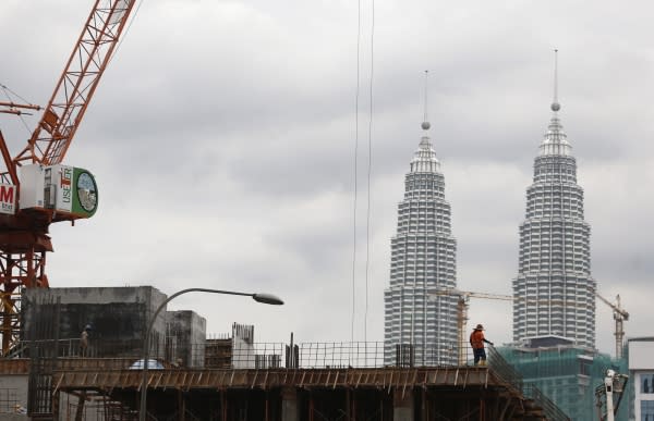 Both the Finance and Economic Affairs Ministries said the number of G1 contractors registered with the Construction Industry Development Board (CIDB) is currently at 21,495 companies. — Reuters pic