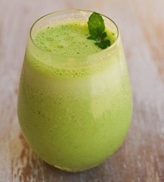 Tart Apple, Cucumber, and Mint Refresher