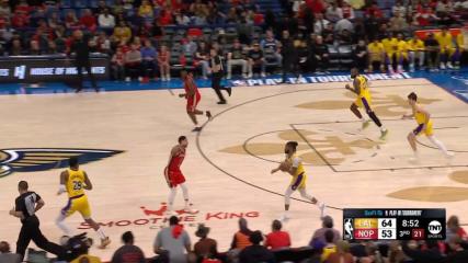 Rui Hachimura sets up the nice finish