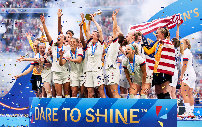  USA winning the 2019 Women's World Cup 