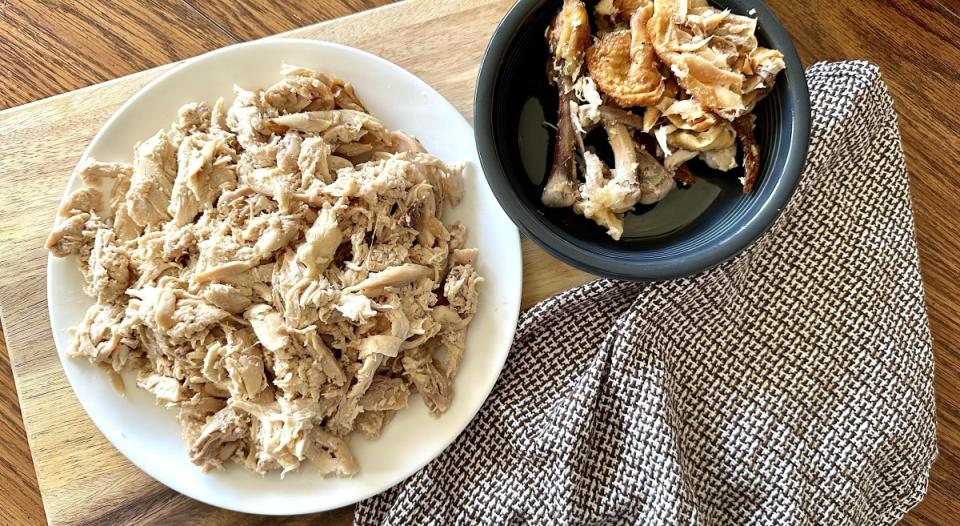 Shredded Chicken Separated From Bones<p>Krista Marshall</p>