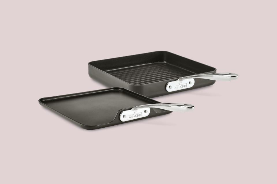 All-Clad Two-Piece Stacking Grill and Griddle Set