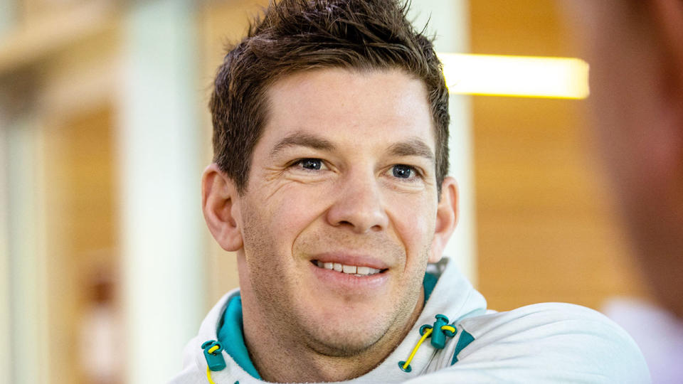 Pictured here, Tim Paine poses for a photo at a media opportunity.